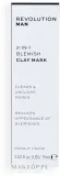 Мужская глиняная маска 2 в 1 для проблемной кожи Revolution Skincare Man 2-in-1 Blemish Clay Mask — фото 2