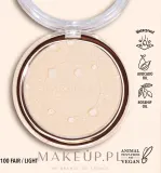 Фиксирующая пудра Moira Soft Focus Waterproof Setting водостойкая матирующая, 11,5 г, оттенок 100 - Fair/Light — фото 1