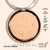 Фиксирующая пудра Moira Soft Focus Waterproof Setting водостойкая матирующая, 11,5 г, оттенок 300 - Light/Medium — фото 1