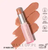 Помада для губ Moira Signature Lipstick с эффектом бальзама, 3,2 г, оттенок 001 - Nude Chic — фото 1