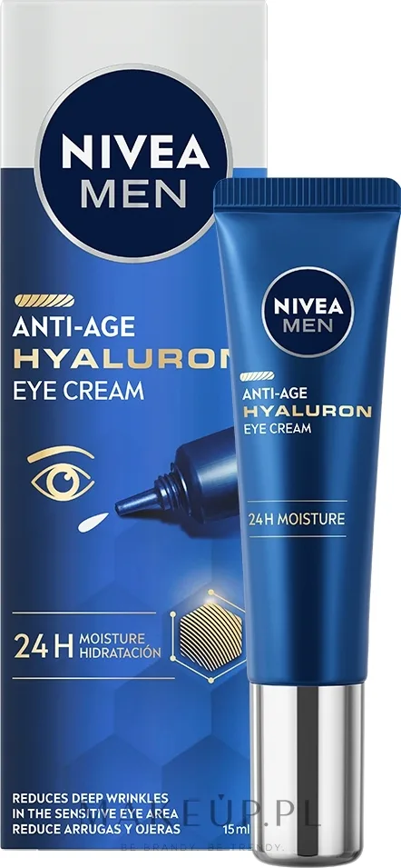 Крем для кожи вокруг глаз NIVEA MEN Hyaluron против морщин 15 мл