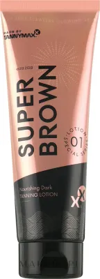 Бальзам для загара Tannymaxx Super Brown Nourishing Dark Tanning питательный с маслом миндаля и алоэ без бронзеров, 250 мл