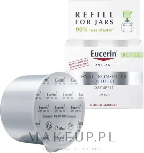 Крем для лица дневной Eucerin Hyaluron-Filler для сухой кожи сменный блок 50 мл