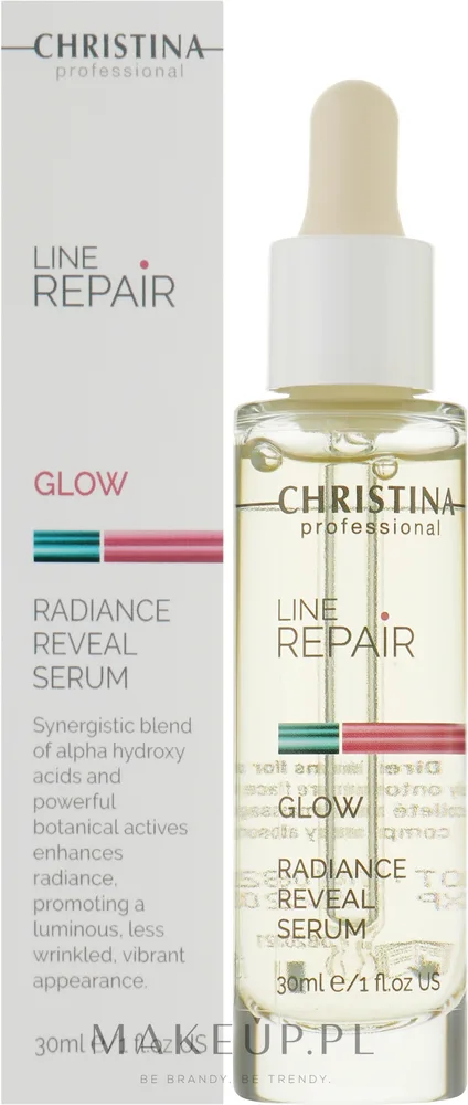 Сыворотка для лица Christina Glow Radiance Reveal с фруктовыми кислотами AHA и центеллой 30 мл