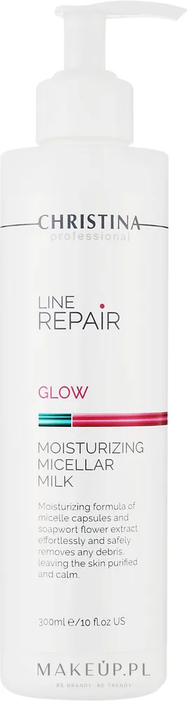 Christina Line Repair Glow увлажняющее мицеллярное молочко с жожоба молочной кислотой и ромашкой 300 мл