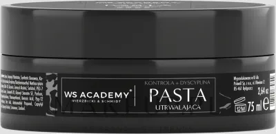 Паста для укладки волос WS Academy Modeling Paste с матовым финишем 75 мл