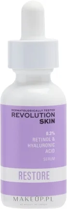 Сыворотка для лица Revolution Skincare 0.3% Retinol с витаминами и гиалуроновой кислотой 30 мл