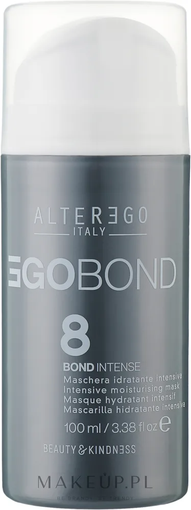 Alter Ego Italy Alter Ego EgoBond 8 Bond Intense Mask - Маска для волос Alter Ego EgoBond увлажняющая, растительный протеин, комплекс Keravis, для повреждённых волос, 100 мл