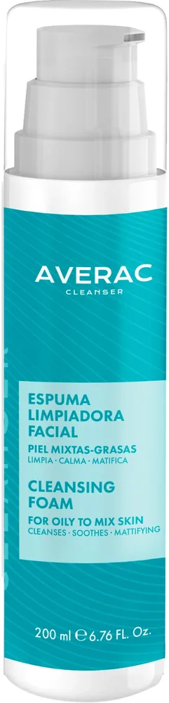 Averac Cleansing Foam очищающая пенка для жирной кожи с ниацинамидом гиалуроном и аллантоином 200 мл