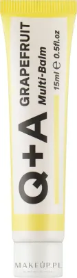 Q+A Grapefruit Multi-Balm — универсальный бальзам с грейпфрутом для тела, губ и рук, 15 мл
