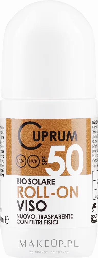 Крем для тела Beba Cuprum Roll-On солнцезащитный SPF 50 роликовый 50 мл