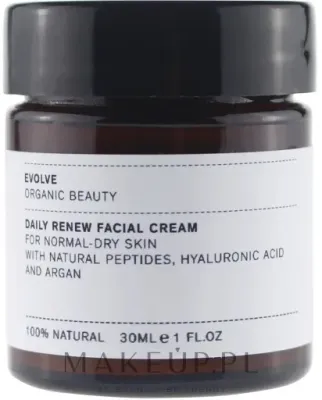 Крем для лица Evolve Organic Beauty Daily Renew натуральный для сухой кожи