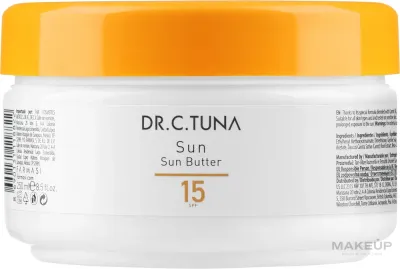 Масло-баттер для загара Farmasi Dr. C. Tuna Sun Butter SPF15 с бета-каротином