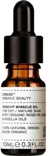 Масло для лица Evolve Beauty Miracle Facial Oil с шиповником и арганой для сухой кожи 10 и
