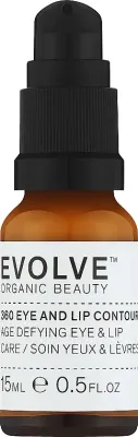 Сыворотка для области вокруг глаз и губ Evolve Beauty 360 Eye & Lip с аргановым маслом и ферментом лактобактерий для зрелой кожи 15 мл