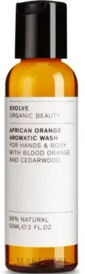 Мыло жидкое для рук и тела Evolve African Orange Aromatic Wash с апельсином и кедром, 250 мл