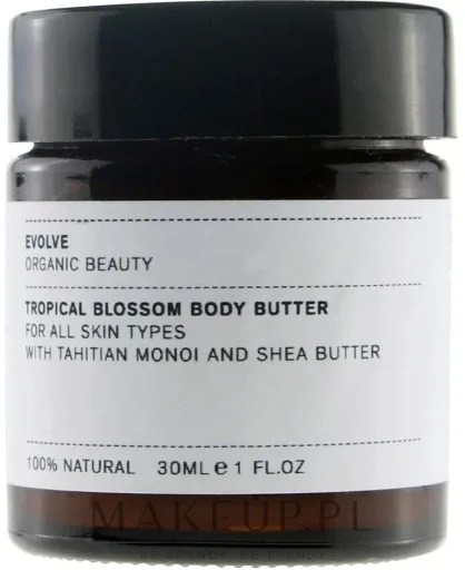 Масло-баттер для тела Evolve Beauty Tropical Blossom с монои для всех типов кожи