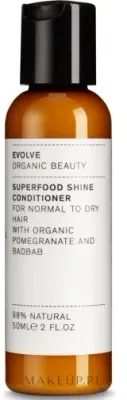 Кондиционер для блеска волос с маслом ши и алоэ вера Evolve Beauty Superfood Shine Natural Conditioner
