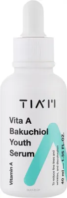 Омолаживающая сыворотка для лица Tiam Vita A с бакучиолом и витамином A 40 мл