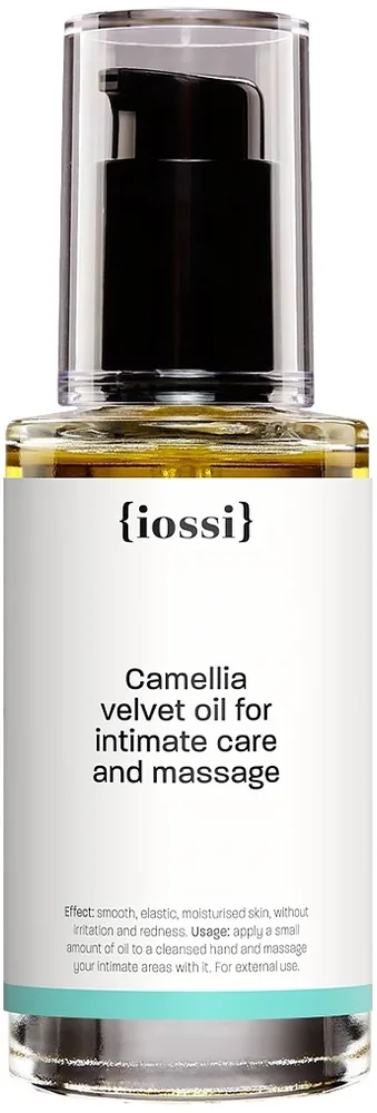 Масло для интимного ухода и массажа Iossi Camelia бархатистое с камелией