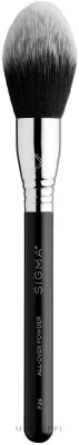 Круглая кисть для пудры Sigma Beauty All-Over Powder Brush F24 из мягкого ворса
