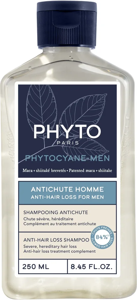 Шампунь Phyto Phytocyane для мужчин с розмарином, шиитаке и провитаминами B5 и B6, 250 мл, Франция