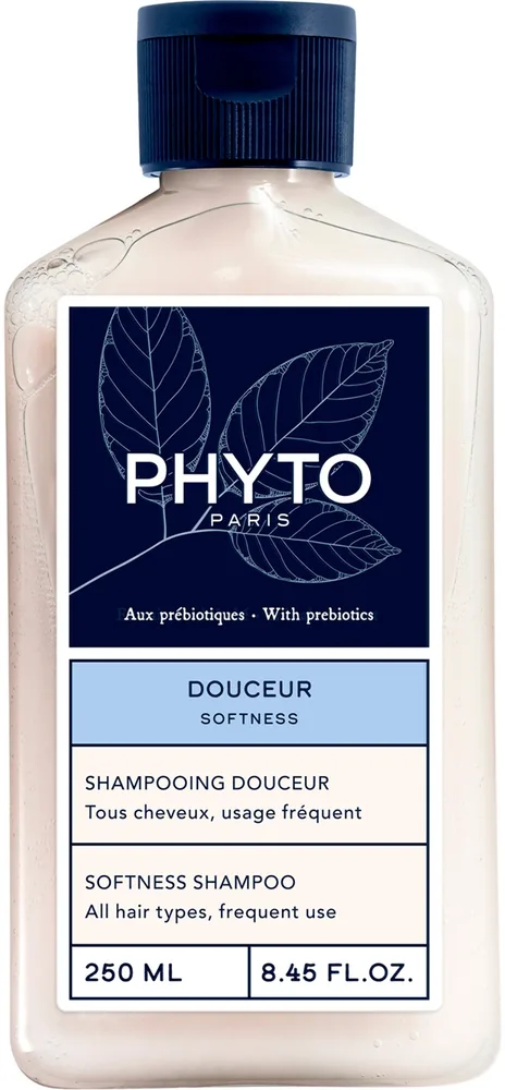 Шампунь Phyto Softness деликатный бессульфатный с овсом, миндалём и пантенолом, 100/250 мл, Франция