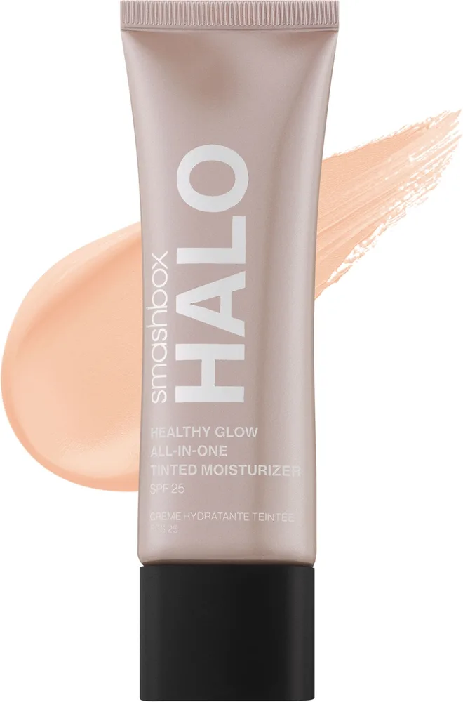 Крем для лица Smashbox Halo Healthy Glow All-In-One Tinted Moisturizer тонирующий увлажняющий, SPF 25, 12 мл, оттенок Fair Light