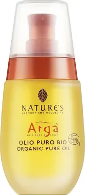 Масло для лица Nature's Arga Organic Pure Oil органическое аргановое для лица тела и волос 50 мл