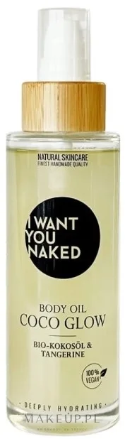 Масло для тела I Want You Naked Coco Glow Кокосовое сияние для всех типов кожи