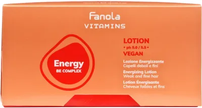 Лосьон для волос Fanola Vitamins Energy Be Complex энергетический в ампулах для тонких волос 12 x 10 мл