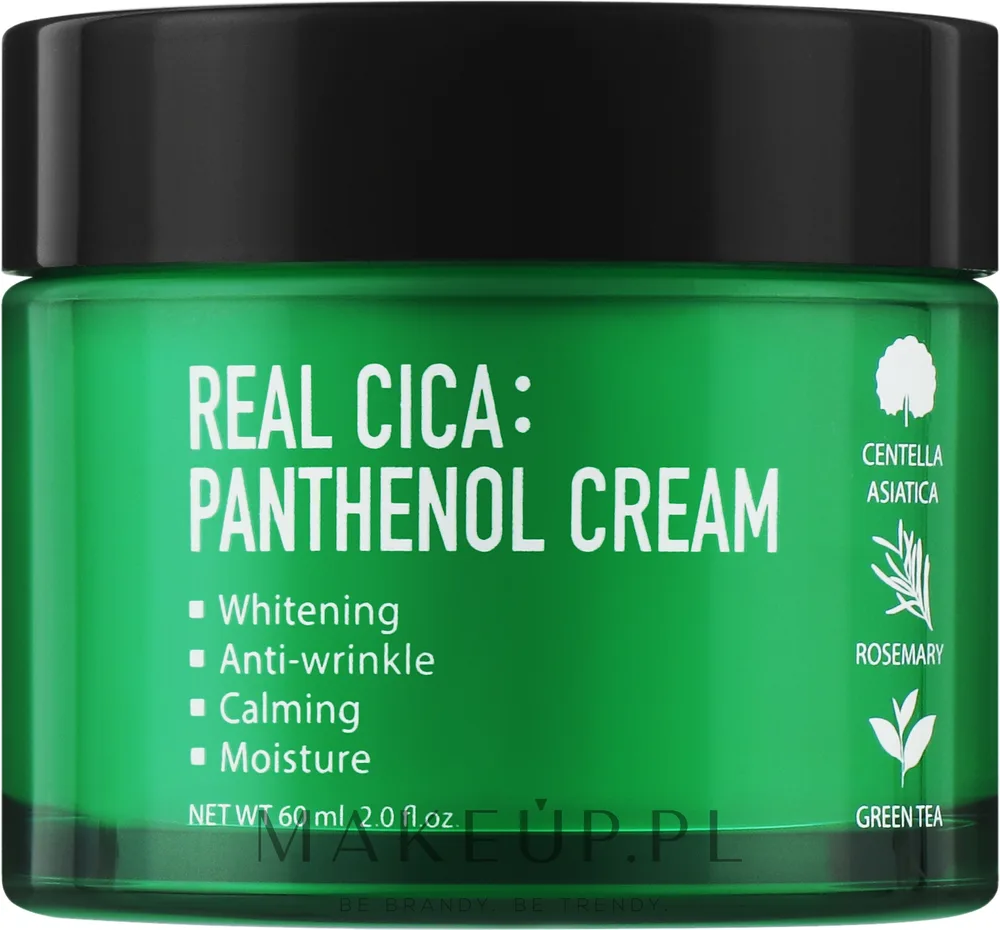 Крем для лица Fortheskin Real Cica Panthenol успокаивающий с центеллой 60 мл