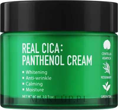 Крем для лица Fortheskin Real Cica Panthenol успокаивающий с центеллой 60 мл