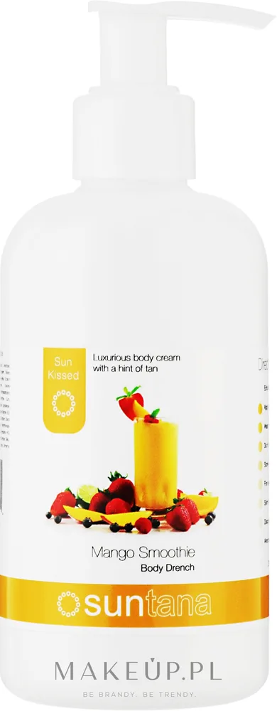 Suntana Mango Smoothie Self-Tan Lotion — лёгкий лосьон-автозагар с ароматом манго, 250 мл