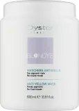 Oyster Cosmetics Oyster Cosmetics Blondye Anti-Yellow Mask - Тонирующая маска для светлых волос Oyster Blondye против желтизны, черника, облепиха, гиалуронат натрия, 1000 мл — фото 1
