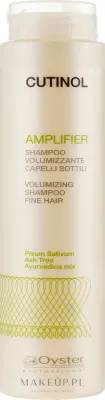 Шампунь Oyster Cosmetics Cutinol Amplifier для объёма волос с хной, бетаином и пептидами гороха, 1000 мл, Италия