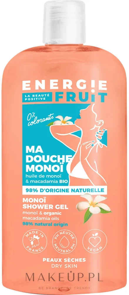 Питательный гель для душа Energie Fruit Monoi с маслом моной, 500 мл