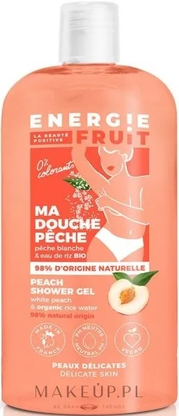 Гель для душа Energie Fruit Peach с персиком и рисовой водой, 500 мл