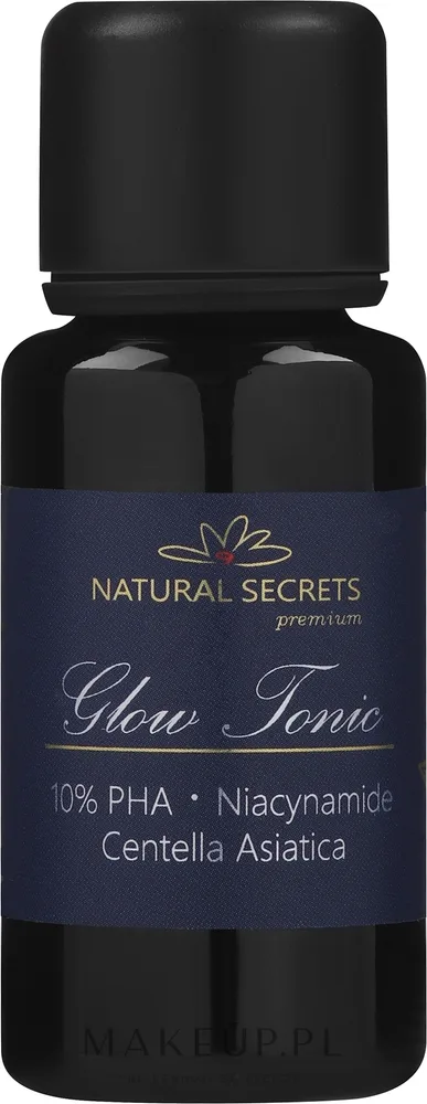 Тонизирующее осветляющее средство Natural Secrets Glow Tonic с лактобионовой кислотой, мини 20 мл