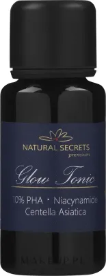 Тонизирующее осветляющее средство Natural Secrets Glow Tonic с лактобионовой кислотой, мини 20 мл