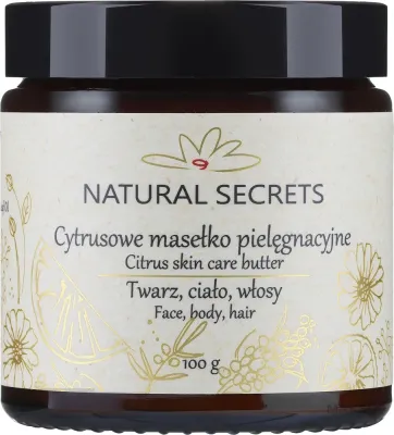 Очищающий бальзам для лица Natural Secrets Citrus с календулой, мандарином и облепихой 100 г