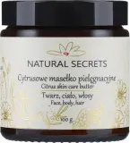 Очищающий бальзам для лица Natural Secrets Citrus с календулой, мандарином и облепихой 100 г — фото 1