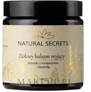 Очищающий бальзам для лица Natural Secrets Herbal с авокадо, розмарином и лавандой 100 г