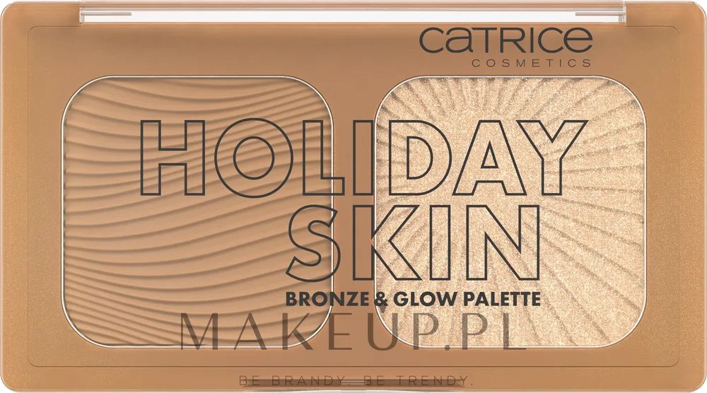 Палетка бронзера и хайлайтера для лица Catrice Bronze & Glow Palette Holiday Skin