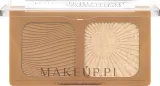 Палетка бронзера и хайлайтера для лица Catrice Bronze & Glow Palette Holiday Skin — фото 2