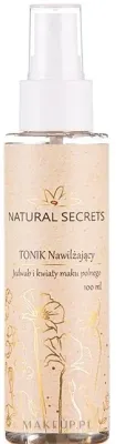 Увлажняющий тоник Natural Secrets Jedwab i Mak с шёлком, маком и женьшенем, 100 мл