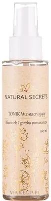 Укрепляющий тоник Natural Secrets Bławatek i Gorzka Pomarańcza с гиалуроновой кислотой, 100 мл