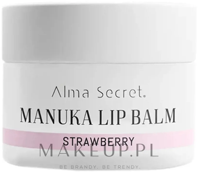 Бальзам для губ Alma Secret Manuka Lip Balm Strawberry с мёдом манука, с ароматом клубники, 10 мл