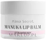 Бальзам для губ Alma Secret Manuka Lip Balm Strawberry с мёдом манука, с ароматом клубники, 10 мл — фото 1