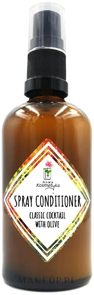 Nowa Kosmetyka Light Spray Conditioner Classic Cocktail with Olive кондиционер-спрей для волос лёгкий несмываемый с оливковым маслом лимоном и витамином E 100 мл